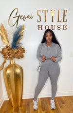 To Myself 3 Piece Pant Set Grey